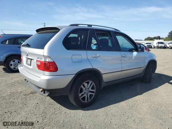 2006 BMW X5 3.0i with VIN 5UXFA13516LY42159, listed as a Copart auction lot 51102595 with 136,851 mi miles and Salvage Title. Bid and sale history available at carsss.com. Image 3.