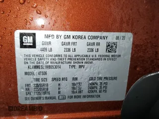 2021 Buick Encore GX Select с VIN KL4MMESL1MB053014, выставлен на аукционе Copart как лот 49257175 с пробегом 94 772 миль миль и На запчасти • Non repairable. История ставок и продаж доступна на DreamBid. Изображение 13.