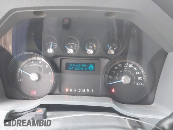 2013 Ford F-250 XL with VIN 1FT7X2B65DEA40820, listed as a IAAI auction lot 41940224 with 193,706 mi miles and . Bid and sale history available at DreamBid. Image 7.
