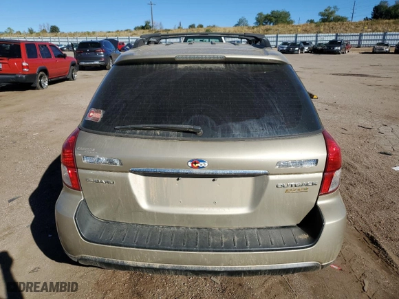 2008 Subaru Outback (Natl) Ltd with VIN 4S4BP62C787357642, listed as a Copart auction lot 76616344 with 168,616 mi miles and Non Repairable. Bid and sale history available at carsss.com. Image 6.