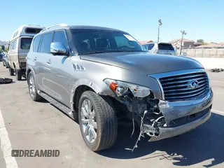 2012 Infiniti QX56 7-passenger with VIN JN8AZ2NFXC9515305, listed as a IAAI auction lot 42031957 with 185,173 mi miles. Bid and sale history available at carsss.com. Image 6.