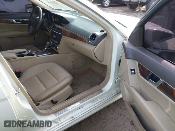 2012 Mercedes-Benz C 250 Sport with VIN WDDGF4HB4CR191843, listed as a IAAI auction lot 41648071 with 138,178 mi miles and . Bid and sale history available at DreamBid. Image 5.