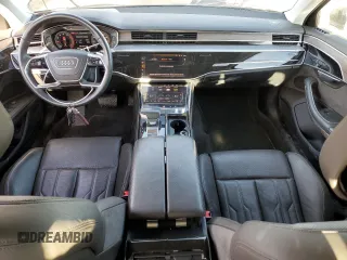 2019 Audi A8 L with VIN WAU8DAF84KN008101, listed as a Copart auction lot 50063905 with 46,816 mi miles and Salvage Title. Bid and sale history available at carsss.com. Image 8.