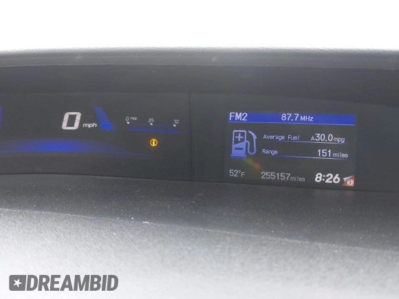 2014 Honda Civic LX with VIN 19XFB2F57EE240843, listed as a IAAI auction lot 42108281 with 255,157 mi miles and . Bid and sale history available at carsss.com. Image 7.