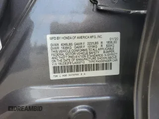 2020 Acura ILX w/Premium/A-SPEC Pkg with VIN 19UDE2F81LA003713, listed as a Copart auction lot 52023315 with 47,893 mi miles and Salvage Title. Bid and sale history available at carsss.com. Image 14.