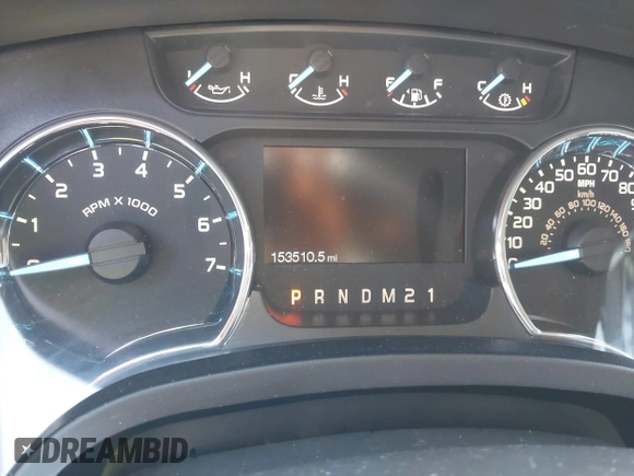 2012 Ford F-150 XL with VIN 1FTFX1ET9CFA38987, listed as a IAAI auction lot 41998333 with 153,510 mi miles and . Bid and sale history available at DreamBid. Image 7.