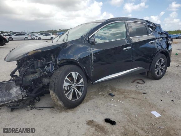 2020 Nissan Murano SV with VIN 5N1AZ2BS8LN152714, listed as a Copart auction lot 50451985 with 98,130 mi miles and Non Repairable. Bid and sale history available at carsss.com. Image 1.
