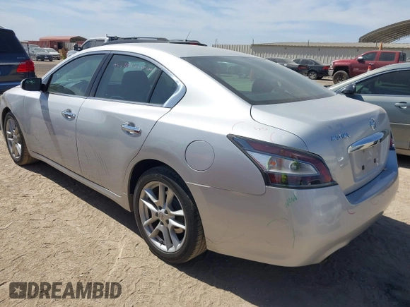 2014 Nissan Maxima 3.5 S with VIN 1N4AA5AP1EC464369, listed as a IAAI auction lot 41791129 with 144,825 mi miles. Bid and sale history available at carsss.com. Image 3.