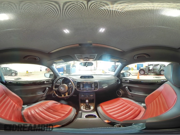 2012 Volkswagen Beetle Turbo with VIN 3VWVA7AT4CM665261, listed as a Copart auction lot 50562025 with 62,570 mi miles and Salvage Title. Bid and sale history available at DreamBid. Image 14.