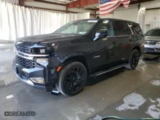 2023 Chevrolet Tahoe LS with VIN 1GNSKMKD7PR507243, listed as a Copart auction lot 69974614 with 20,191 mi miles and Salvage Title. Bid and sale history available at carsss.com. Image 1.