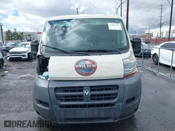 2016 Ram ProMaster Cargo with VIN 3C6TRVAG9GE131982, listed as a IAAI auction lot 41803819 with 170,567 mi miles and . Bid and sale history available at DreamBid. Image 13.