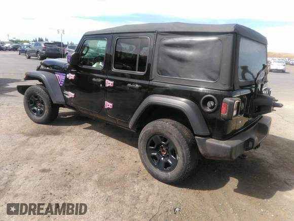 2018 Jeep Wrangler Unlimited Sport S с VIN 1C4HJXDG5JW159062, выставлен на аукционе IAAI как лот 42229427 с пробегом 51 046 миль миль и . История ставок и продаж доступна на DreamBid. Изображение 3.