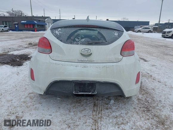 2013 Hyundai Veloster w/Black Int with VIN KMHTC6AD9DU171722, listed as a IAAI auction lot 41617721 with 115,791 mi miles and . Bid and sale history available at DreamBid. Image 16.