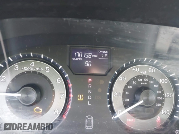 2013 Honda Odyssey EX-L with VIN 5FNRL5H69DB022042, listed as a IAAI auction lot 41902796 with 178,198 mi miles and . Bid and sale history available at carsss.com. Image 15.