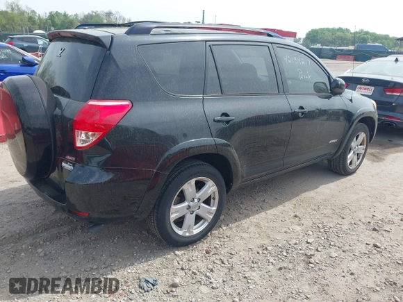2006 Toyota RAV4 Sport with VIN JTMBK32V465004660, listed as a IAAI auction lot 42134217 with 190,680 mi miles. Bid and sale history available at carsss.com. Image 4.