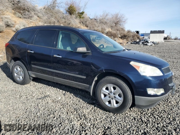 2012 Chevrolet Traverse LS with VIN 1GNKREED0CJ295033, listed as a Copart auction lot 49809795 with 186,106 mi miles and Clean Title. Bid and sale history available at DreamBid. Image 4.