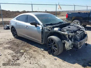2015 Mazda Mazda6 i Touring with VIN JM1GJ1V55F1190418, listed as a IAAI auction lot 41592049 with 171,946 mi miles. Bid and sale history available at carsss.com. Image 1.