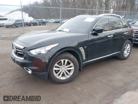 2016 Infiniti QX70 with VIN JN8CS1MWXGM752436, listed as a IAAI auction lot 41681170 with 130,208 mi miles and . Bid and sale history available at DreamBid. Image 17.