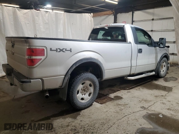 2009 Ford F-150 XL with VIN 1FTVF14V99KB49833, listed as a Copart auction lot 43116685 with 124,541 mi miles and Salvage title. Bid and sale history available at DreamBid. Image 3.