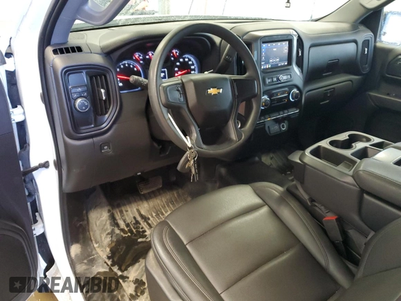 2023 Chevrolet Silverado 1500 Work Truck with VIN 3GCNAAEK6PG339175, listed as a Copart auction lot 53839705 with 108,373 mi miles and Clean Title. Bid and sale history available at carsss.com. Image 8.