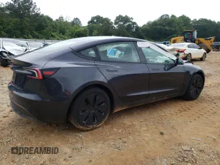 2024 Tesla Model 3 with VIN 5YJ3E1EA8RF755854, listed as a Copart auction lot 45986995 with 7,374 mi miles and Salvage Title. Bid and sale history available at DreamBid. Image 3.