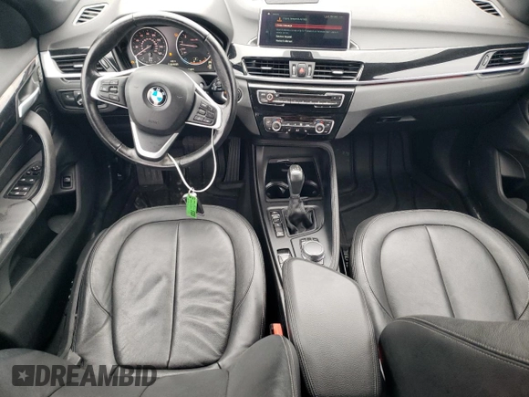 2018 BMW X1 xDrive28i with VIN WBXHT3C36J5F90135, listed as a Copart auction lot 43766955 with 76,530 mi miles and Salvage Title. Bid and sale history available at carsss.com. Image 8.