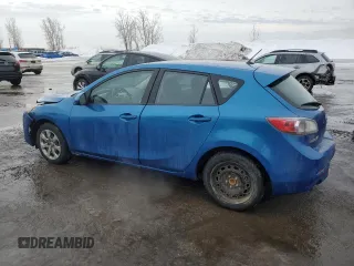 2013 Mazda 3 GX with VIN JM1BL1KF9D1834534, listed as a Copart auction lot 46580245 with 138,273 mi miles and Salvage Title. Bid and sale history available at carsss.com. Image 2.