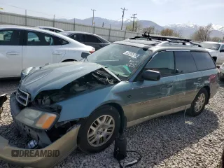 2001 Subaru Legacy Outback L.L. Bean with VIN 4S3BH806317663009, listed as a Copart auction lot 52252515 with 147,492 mi miles and Salvage title. Bid and sale history available at DreamBid. Image 1.