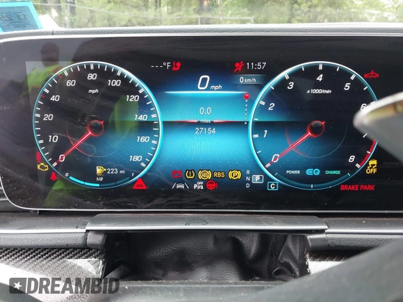 2021 Mercedes-Benz GLE 53 AMG with VIN 4JGFD6BB4MA375899, listed as a IAAI auction lot 42193449 with 27,154 mi miles and . Bid and sale history available at DreamBid. Image 7.