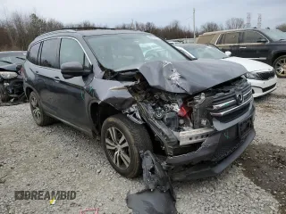 2017 Honda Pilot EX-L with VIN 5FNYF5H52HB017054, listed as a Copart auction lot 88710325 with 139,726 mi miles and Salvage Title. Bid and sale history available at carsss.com. Image 4.