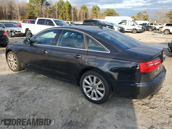 2014 Audi A6 Premium Plus with VIN WAUDFAFC2EN092291, listed as a Copart auction lot 46978435 with 176,555 mi miles and Salvage title. Bid and sale history available at DreamBid. Image 2.