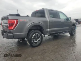 2023 Ford F-150 XL with VIN 1FTFW1E86PKD28258, listed as a Copart auction lot 53898445 with 20,126 mi miles and Salvage Title. Bid and sale history available at carsss.com. Image 3.
