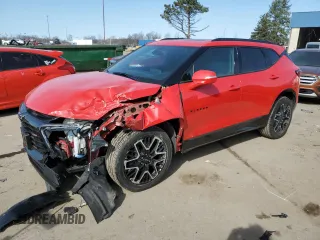 2023 Chevrolet Blazer RS with VIN 3GNKBERS3PS226533, listed as a Copart auction lot 48231685 with 4,994 mi miles and Salvage title. Bid and sale history available at DreamBid. Image 1.