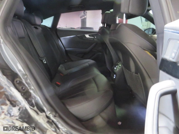 2019 Audi A5 Sportback Premium Plus with VIN WAUENCF58KA006182, listed as a Copart auction lot 81168514 with 59,823 mi miles and Salvage Title. Bid and sale history available at carsss.com. Image 6.