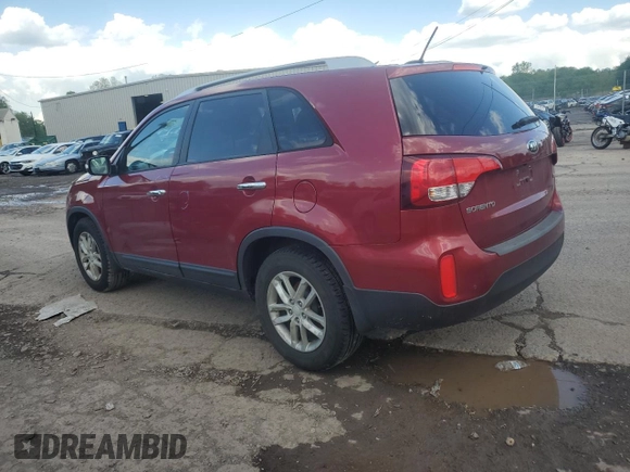 2014 Kia Sorento LX z VIN 5XYKT3A6XEG449692, wystawiony jako Copart lot #55324885 z przebiegiem 103 809 mil mil oraz Szkoda całkowita • Salvage title. Historia ofert i sprzedaży dostępna na DreamBid. Obrazek 2.