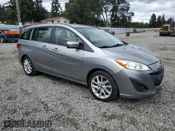 2012 Mazda 5 Sport with VIN JM1CW2BL0C0143842, listed as a Copart auction lot 75242334 with 85,152 mi miles and Salvage Title. Bid and sale history available at DreamBid. Image 4.