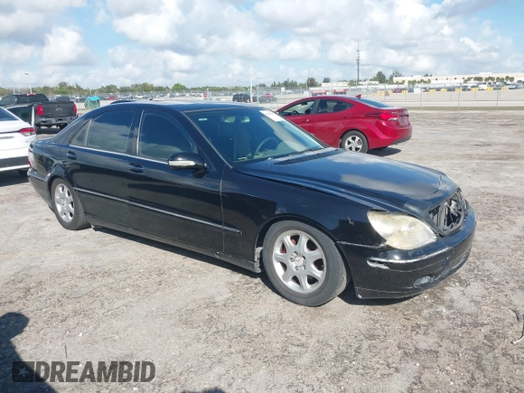 2001 Mercedes-Benz S 320/430/500 with VIN WDBNG70J71A157599, listed as a IAAI auction lot 41618783 with Not Provided miles and . Bid and sale history available at DreamBid. Image 1.