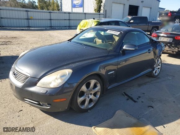 2008 Lexus SC 430 with VIN JTHFN45Y989017368, listed as a Copart auction lot 88091855 with 111,260 mi miles and Salvage Title. Bid and sale history available at carsss.com. Image 1.