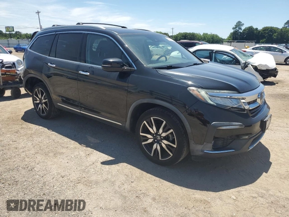 2019 Honda Pilot Elite with VIN 5FNYF6H07KB071046, listed as a Copart auction lot 57673515 with 62,835 mi miles and Salvage title. Bid and sale history available at DreamBid. Image 4.