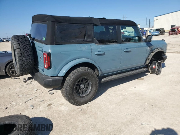 2022 Ford Bronco с VIN 1FMEE5BPXNLB48768, выставлен на аукционе Copart как лот 43203625 с пробегом 75 873 миль миль и Списание • Salvage title. История ставок и продаж доступна на DreamBid. Изображение 3.