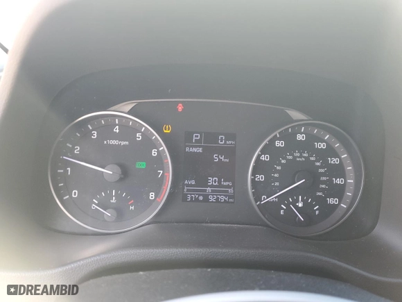2017 Hyundai Elantra SE with VIN 5NPD74LF7HH212736, listed as a Copart auction lot 50837345 with 92,794 mi miles and Salvage Title. Bid and sale history available at carsss.com. Image 9.