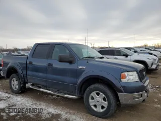 2004 Ford F-150 XLT with VIN 1FTPW14514KC76836, listed as a Copart auction lot 45147045 with 133,673 mi miles and Salvage Title. Bid and sale history available at carsss.com. Image 4.