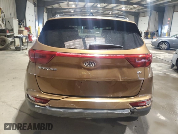 2018 Kia Sportage EX with VIN KNDPNCAC6J7431834, listed as a Copart auction lot 50149415 with 72,147 mi miles and Salvage Title. Bid and sale history available at carsss.com. Image 6.