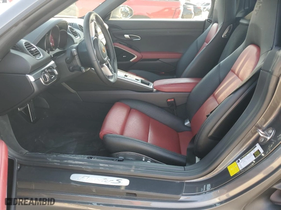 2021 Porsche 718 Boxster S with VIN WP0CB2A82MS225098, listed as a Copart auction lot 75188724 with NaN miles and Salvage Title. Bid and sale history available at carsss.com. Image 7.