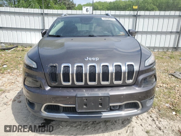 2015 Jeep Cherokee Limited with VIN 1C4PJMDS1FW727264, listed as a Copart auction lot 53936315 with 110,838 mi miles and Clean Title. Bid and sale history available at carsss.com. Image 5.