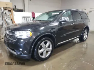 2012 Dodge Durango Citadel with VIN 1C4SDJET7CC183017, listed as a Copart auction lot 83441934 with 183,568 mi miles and Salvage Title. Bid and sale history available at DreamBid. Image 1.