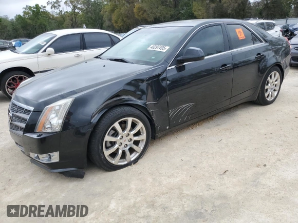 2009 Cadillac CTS AWD w/1SA with VIN 1G6DH577590123416, listed as a Copart auction lot 48297495 with 142,728 mi miles and Salvage Title. Bid and sale history available at carsss.com. Image 1.
