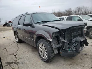 2016 Ford Expedition Max Limited with VIN 1FMJK2AT0GEF14541, listed as a Copart auction lot 85571524 with 74,536 mi miles and Salvage title. Bid and sale history available at DreamBid. Image 4.