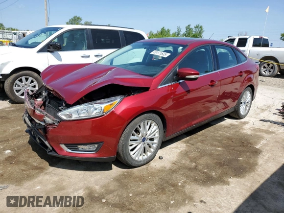 2017 Ford Focus Titanium with VIN 1FADP3J28HL209081, listed as a Copart auction lot 59171635 with 120,201 mi miles and Salvage title. Bid and sale history available at DreamBid. Image 1.