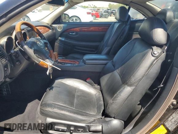2002 Lexus SC 430 z VIN JTHFN48Y520002888, wystawiony jako Copart lot #60102865 z przebiegiem 172 662 mil mil oraz Szkoda całkowita • Salvage title. Historia ofert i sprzedaży dostępna na DreamBid. Obrazek 7.